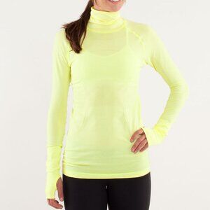 Lululemon Women's Run: Swiftly Turtleneck - Yellow